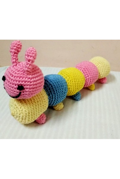  Amigurumi Soft Toy- Handmade Crochet- Caterpillar
